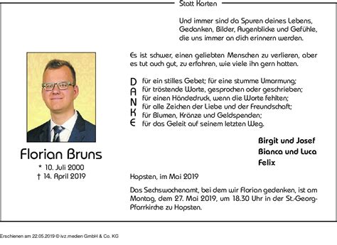 IVZ Trauer Florian Bruns