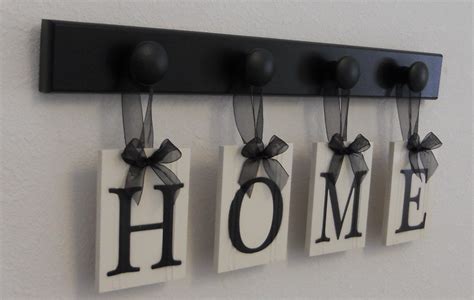 HOME Sign Home Decor Wood Words Sign Wall Hanging Sign