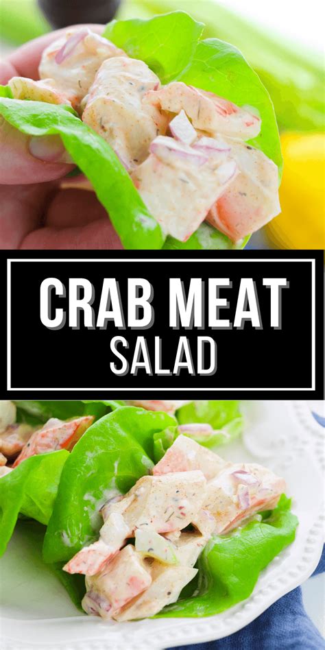 Crab Meat Salad - It Is a Keeper