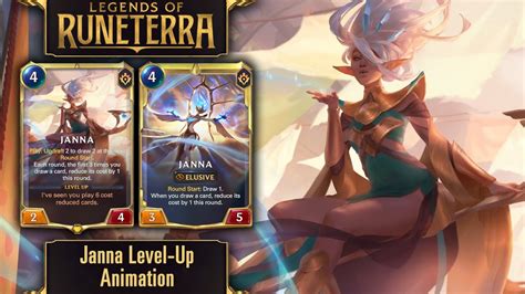 Legends Of Runeterra Janna Level Up Animation YouTube