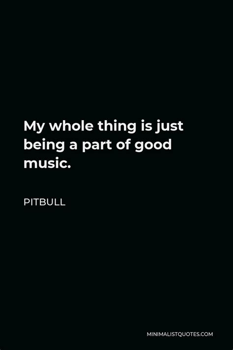 Pitbull Quote Its The True Meaning Of Music Being A Universal