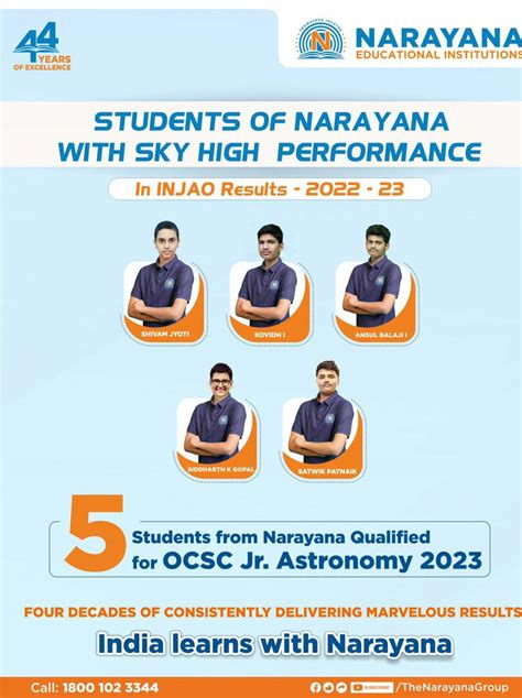 Narayana Prodigy Results Top Ranks In Neet Jee Bitsat