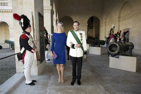 Le Prince Charles Philippe Et La Princesse Chantal D Orl Ans Au Mariage