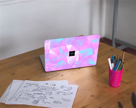 Pink Crystals Surface Laptop Skin Microsoft Surface Laptop - Etsy