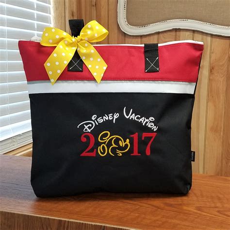 Disney Inspired Tote Bag Personalized Travel Bag Disney | Etsy