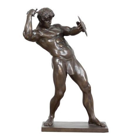 David Eugene Henry The Warrior Bronze Figure Ahlers And Ogletree