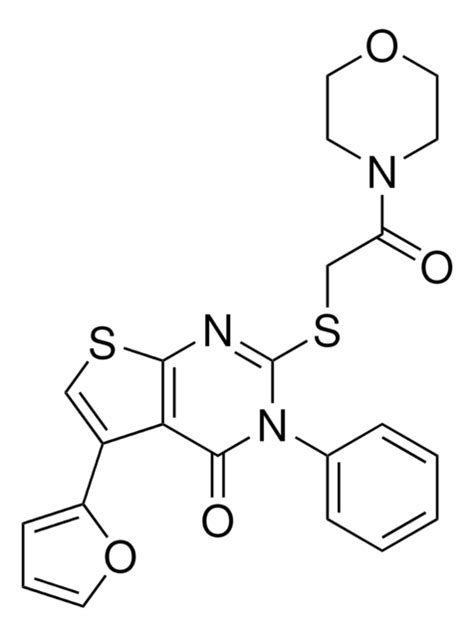 5 FURAN 2 YL 2 2 MORPHOLIN 4 YL 2 OXO ETHYLSULFANYL 3 PHENYL 3H