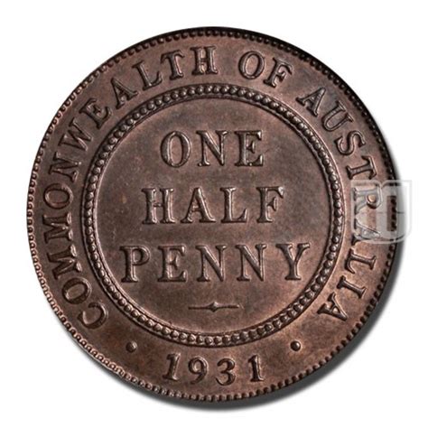 Half Penny 1931 KM 22 Coins Mintage World