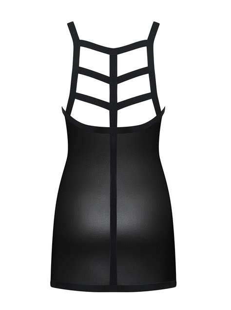 Obsessive Lingerie Leatheria Chemise E Perizoma Wetlook