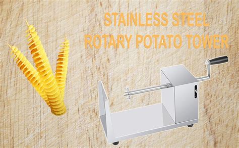 Techtongda Tornado Potato Spiral Cutter Manual Stainless