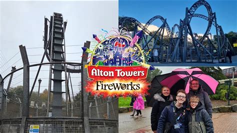 Alton Towers Vlog November 2023 Fireworks Spectacular Youtube