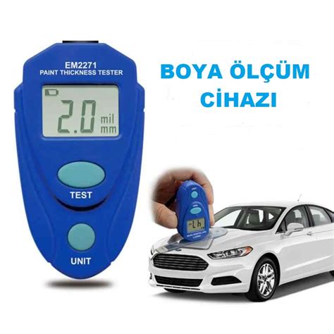 Araç Boya Test Cihazı Doğru Ölçüm Pil Dahil Fiyatları ve Özellikleri