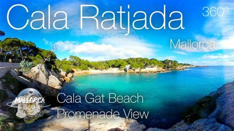 Mallorca 360 Cala Gat Beach Promenade View in 360º VR 4K Mallorca 360