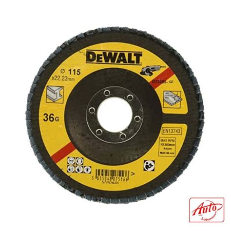 FLAP DISC 115MM X 36 GRIT DEWALT Auto Lubumbashi