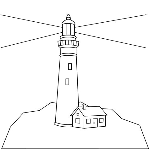 Desenhos De Farol Para Colorir Pintar E Imprimir Colorironline