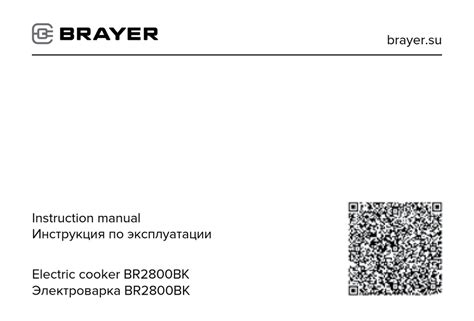 BRAYER BR2800BK INSTRUCTION MANUAL Pdf Download | ManualsLib