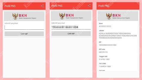 2 Cara Cek Profil Pns Melalui Nip Secara Online Lokerpintarid