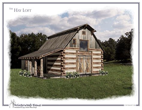 The Hay Loft Small Cottage Plan Winterwoods Homes