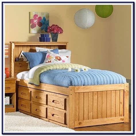 Twin Captains Bed With 6 Drawers Plans At Lucy Darrell Blog