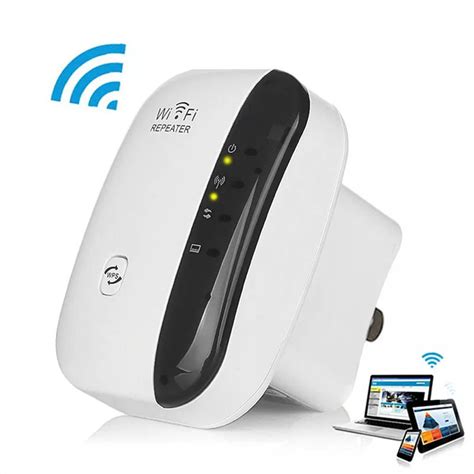 Усилитель WiFi сигнала 300 Мбит/с Wifi репитер с Lan Усилитель сигнала ...