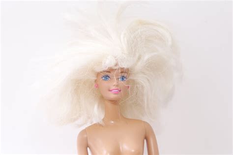 Mattel Barbie S Doll Naked Blonde Long Hair Figure Etsy