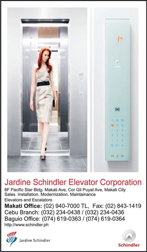 Jardine Schindler Elevator In Makati City Metro Manila Yellow Pages Ph