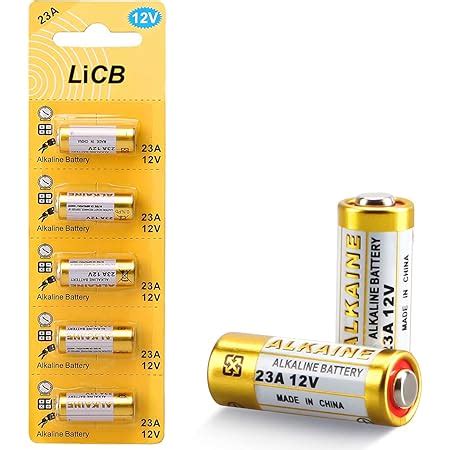 GP Super 23A 12V High Voltage Alkaline Battery Pack Of 10 Amazon Co