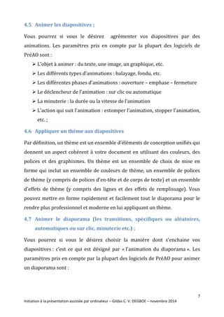 Initiation La Pr Sentation Assist E Par Ordinateur Pdf