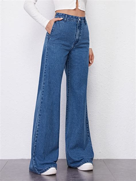 High Waist Palazzo Jeans Artofit