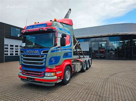 SCANIA R580 Hook Lift Truck For Sale Denmark Odense PF35017