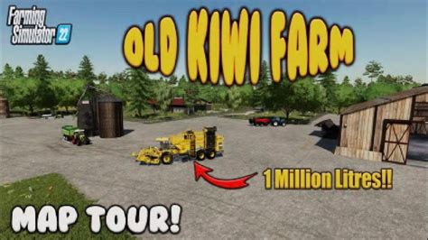 OLD KIWI FARM FS22 MAP TOUR NEW MOD MAP Farming Simulator 22