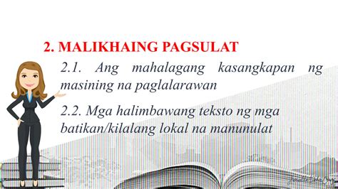 Solution Mahahalagang Kasangkapan Ng Masining Na Paglalarawan At Mga