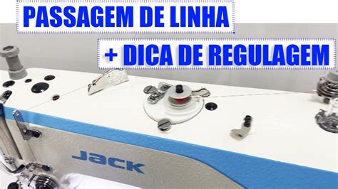 Como Passar A Linha Na Reta Industrial JACK F4 Dica De Regulagem