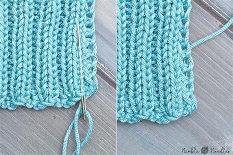 How To Knit The X Rib Stitch Detailed Tutorial For Beginners Video