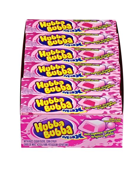 Hubba Bubba Max Outrageous Original 18 Count {imported From Canada