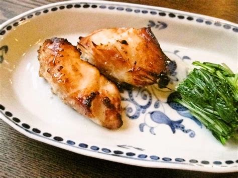 Recipes For Tom Gindara No Shogajoyu Yaki Grilled Black Cod