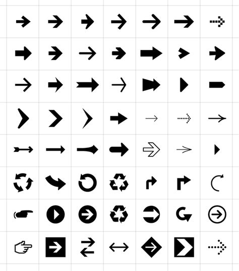 56 Free Arrow Symbols Icons - Free Vector Site | Download Free Vector Art, Graphics