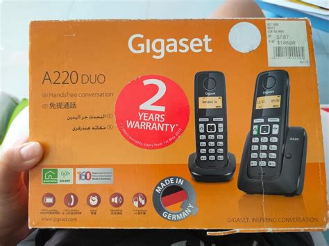 Gigaset A220 DUO Home Phone Mobile Phones Gadgets Other Gadgets On