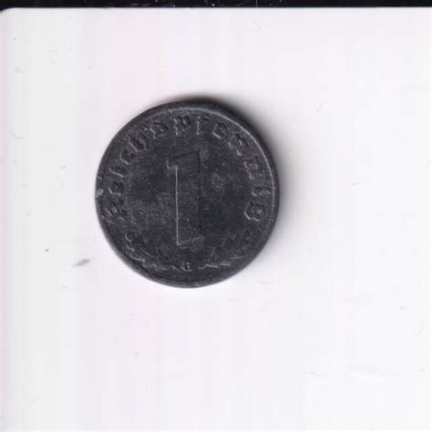 Deutsches Reich Drittes Reich 1 Reichspfennig 1943 G Ss Zink MA Shops