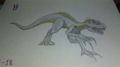 The Indoraptor- my attempt | Drawing Amino