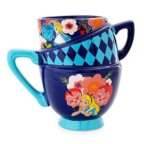 Disney Alice In Wonderland Stacked Teacups Mug Alice In Wonderland