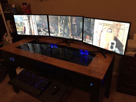 Built A Custom Desk For My Custom PC R/battlestations | atelier-yuwa ...