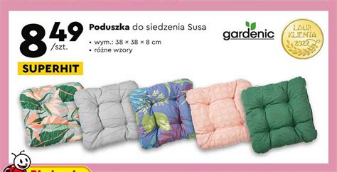 Poduszka Susa 38 X 38 X 8 Cm Gardenic Yard Cena Promocje Opinie