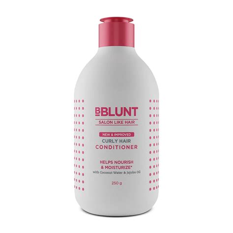 Buy Bblunt Curly Hair Conditioner With Coconut Water And Jojoba Oil 250 G Online At Low Prices