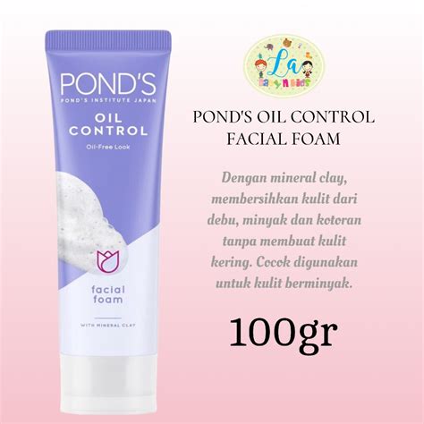 Jual PONDS FACIAL WASH FOAM OIL CONTROL 100 GR POND S SABUN CUCI MUKA