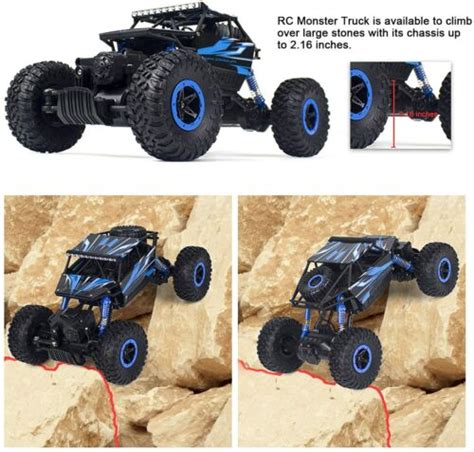 4wd RC Monster Truck Off Road Vehicle 2 4g Remote Control Buggy Crawler