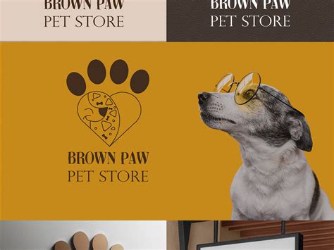 Pet store logo by Kateryna Shabanova on Dribbble