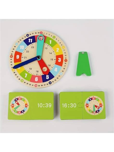 Set Horloge Jouet Carte Correspondant Jeux Montessori Apprentissage