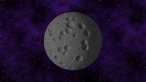 Asteroid with craters : r/proceduralgeneration