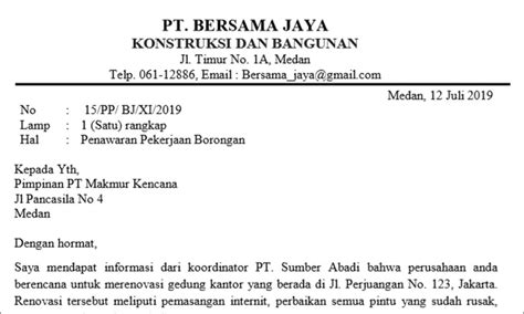 Contoh Surat Permintaan Penawaran Jasa Pengiriman Barang Hot Sex Picture